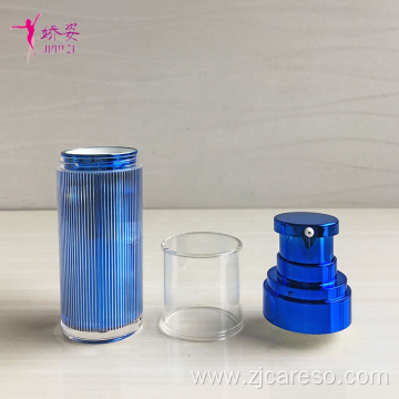 Acrylic Airless Bottle with lattice for Cosmetic Packaging